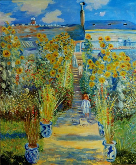 Monet, giardino dell'Artista a Vethuil (copia) 
