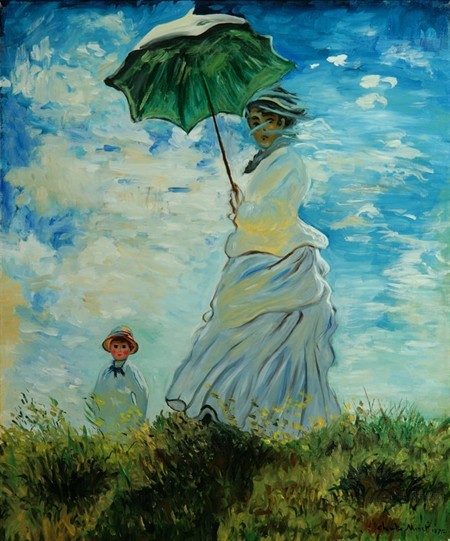 Monet, Madame Monet con figlio (copia) 