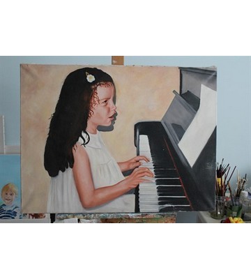 Bambina al piano