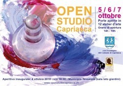 OPEN STUDIO CAPRIASCA 2018