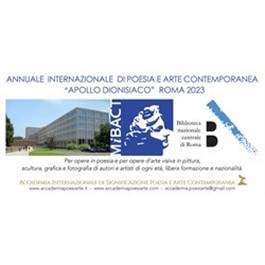 Annuale Internazionale Apollo dionisiaco invita poeti e artisti alla Biblioteca Nazionale Centrale di Roma