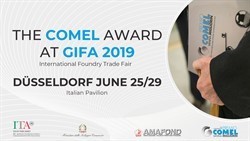 Il Premio COMEL a Düsseldorf come eccellenza del  made in Italy al GIFA 2019